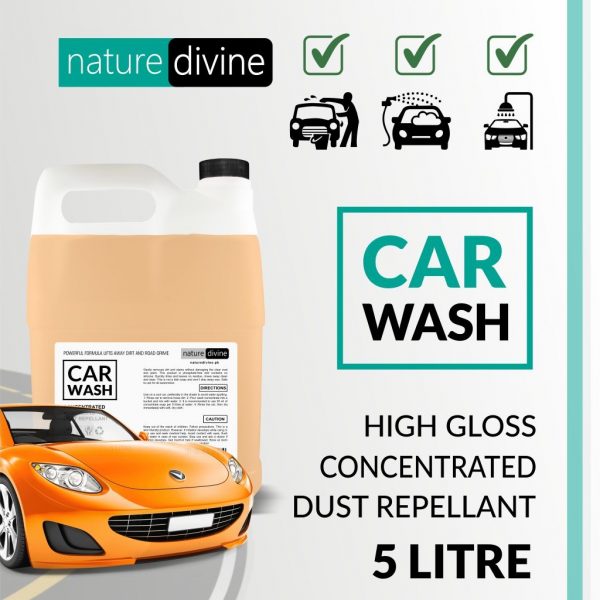 5 Litre (5000 ml) Nature Divine Concentrated Premium Car Wash Shampoo | Nature Divine | Sialkot, Pakistan 2