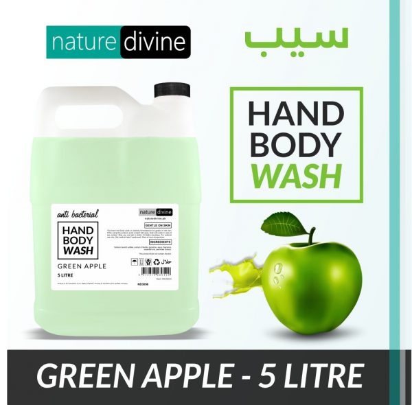 5 Litre Nature Divine Antibacterial Green Apple Hand Wash, Hand Soap, Body Wash Liquid | Nature Divine | Sialkot, Pakistan 2